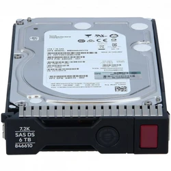 Серверный жесткий диск HPE 6TB 12G 7.2K 3.5 SAS 846514-B21 HDD, 3,5 LFF, 6 ТБ, SAS