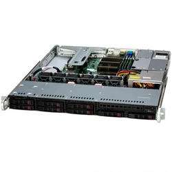 Сервер Supermicro SYS-111R-M/2436 SYS-111R-M/2436-001 (1U Rack, Xeon E-2436, 2900 МГц, 6, 18, 1 x 16 ГБ, SFF 2.5")