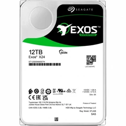 Серверный жесткий диск Seagate Exos X24 ST12000NM007H HDD, 3,5 LFF, 12 ТБ, SAS