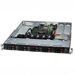 Сервер Supermicro SYS-111E-WR 1U Rack, Xeon Silver 4410T, 2700 МГц, 10, 26.25, SFF 2.5"