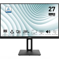 Монитор MSI Pro MP271AP 9S6-3PA29T-086 27 ", IPS, Full HD 1920x1080 (16:9), 100 Гц
