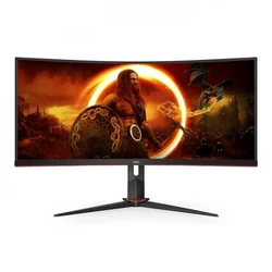 Монитор AOC CU34G2XP CU34G2XP/BK/01 34 ", VA, Ultra-Wide QHD 3440x1440 (21:9), 180 Гц