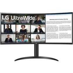 Монитор LG 32UN880K-B 34WR55QK-B.ARUZ 34 ", IPS, Ultra-Wide QHD 3440x1440 (21:9), 100 Гц