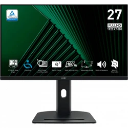 Монитор MSI Pro MP275PG 9S6-3PC39M-084 27 ", IPS, Full HD 1920x1080 (16:9), 100 Гц