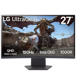 Монитор LG 27GS60QC-B 27 ", VA, Quad HD 2560x1440 (16:9), 180 Гц