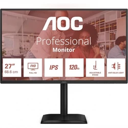 Монитор AOC Q27E4U 27 ", IPS, Quad HD 2560x1440 (16:9), 120 Гц