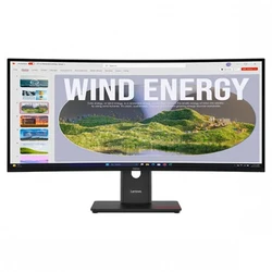 Монитор Lenovo ThinkVision T34WD-40 64AEGAT1UK 34 ", VA, Ultra-Wide QHD 3440x1440 (21:9), 120 Гц