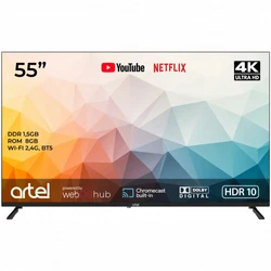 Телевизор Artel A55MQA800 55 ", Smart TV, Черный