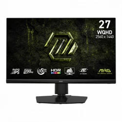 Монитор MSI MAG 272QPF E20 9S6-3CF7CA-009 27 ", IPS, Quad HD 2560x1440 (16:9), 200 Гц