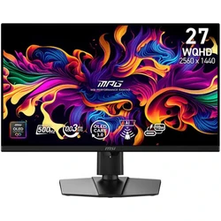 Монитор MSI MPG 271QR 9S6-3CF49T-011||bp 26.5 ", QD-OLED, Quad HD 2560x1440 (16:9), 500 Гц