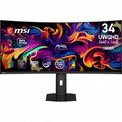 Монитор MSI MPG 341CQP 9S6-3DE39T-012 34 ", QD-OLED, Ultra-Wide QHD 3440x1440 (21:9), 280 Гц