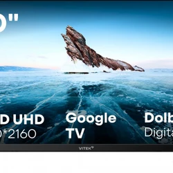 Телевизор Vivitek VT-50QUBS500 50 ", Smart TV, Черный