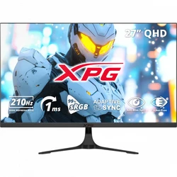 Монитор XPG ADATA APERTURE A27Q1 Black APERTURE A27Q1-BKCEU 27 ", IPS, Quad HD 2560x1440 (16:9), 210 Гц