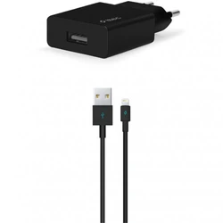 Ttec SmartCharger Travel Charger 2.1A Lightning Cable Black 2SCS20LS