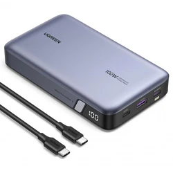 Внешний аккумулятор (Power Bank) UGREEN PB720 25188 20000 мАч, Серый