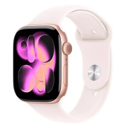 Apple Watch Series 11 GPS 42mm Rose Gold Aluminium Case with Light Blush Sport Band MEU04RK/A