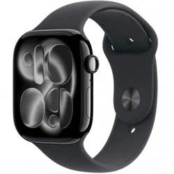 Apple Watch Series 11 GPS 42mm Jet Black Aluminium Case with Black Sport Band MEQT4RK/A