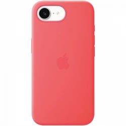 Аксессуары для смартфона Apple iPhone 17e Silicone Case with MagSafe - Bright Guava MHWH4ZM/A