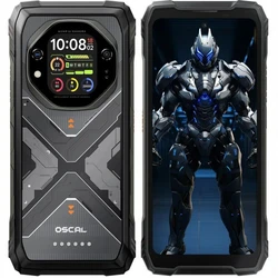Смартфон Oscal Tank 1 Black TANK 1 12+256GB Black 256 Гб, 12 Гб