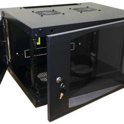 Серверный шкаф LANMASTER Next, настенный TWT-CBWNG-18U-6x4-BK