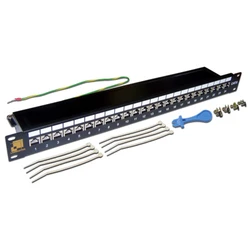 Патч-панель LANMASTER LAN-PPL24S6 24 порта, STP, Cat. 6