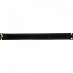 Аксессуар для серверного шкафа LANMASTER Кабельный органайзер 19" c щеточным вводом, 1U LAN-ORG/BP-1U