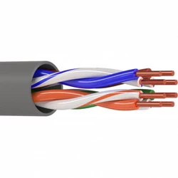 Кабель витая пара KCEP U/UTP 4х2хAWG 24/1 PVC Cat.5e