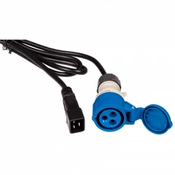 Кабель питания LANMASTER LAN-PP9F/20-2.5-BK