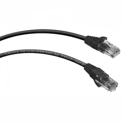 Патч-корд Cabeus PC-UTP-RJ45-Cat.5e-0.5m-BK
