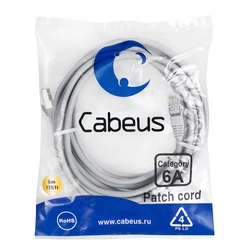 Патч-корд Cabeus PC-SSTP-RJ45-Cat.6a-5m-LSZH