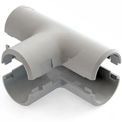 Аксессуар для кабельных сетей РУВИНИЛ Тройник соединительный Т01232