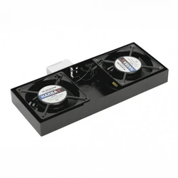 Аксессуар для серверного шкафа Pixietech Вентиляторная панель для настенных шкафов, 2 вентилятора х 12см PXT-10-SHELF-2FAN