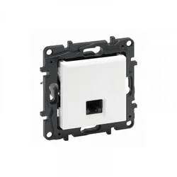 Сетевая розетка Legrand Информационная розетка одинарная, Legrand Niloe Step, 863159B, RJ45 Кат.5e UTP Белый