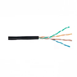 Аксессуар для кабельных сетей KCEP Кабель U/UTP 4х2xAWG 24/1 PE1 Cat.5e (0,51), ЧЕРНЫЙ TD00000009811