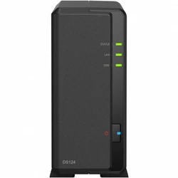 Дисковая системы хранения данных СХД Synology DiskStation DS124 (Tower, Tower)