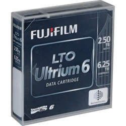 Ленточный носитель информации FUJIFILM LTO-6 2500/6250ГБ labeled 1-pack, 18496/16310732 LTO-6, 1 шт, С наклейками