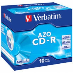 Verbatim Диск CD-R 700Mb 52x Jewel case (10шт) 43327