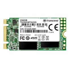 Внутренний накопитель Transcend 256GB M.2 SSD MTS 430 series TS256GMTS430S SSD (твердотельные), 256 ГБ, M.2, SATA