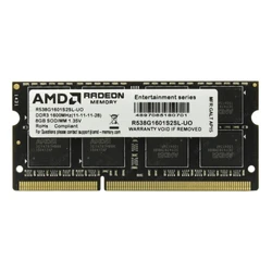 ОЗУ AMD R538G1601S2SL R538G1601S2SL-UO SO-DIMM, DDR3, 8 Гб, 1600 МГц