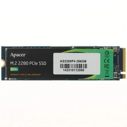 Внутренний накопитель Apacer AS2280P4 AP256GAS2280P4-1 SSD (твердотельные), 256 ГБ, M.2, PCIe