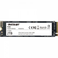 Жесткий диск Patriot P300 P300P2TBM28 SSD (твердотельные), 2 ТБ, M.2, PCIe