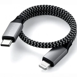 Кабель интерфейсный Satechi USB Type-C - Lightning, 0.25м, ST-TCL10M