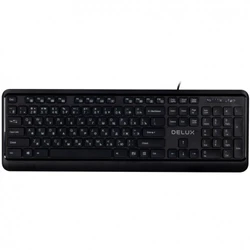 Клавиатура Deluxe DLK-290UB Проводная, USB