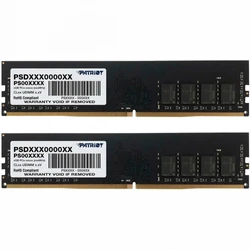 ОЗУ Patriot Signature PSD416G3200K DIMM, DDR4, 16 Гб (2 х 8 Гб), 3200 МГц