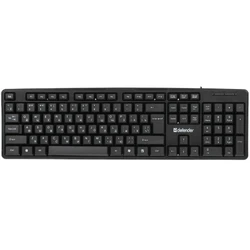Клавиатура Defender Next HB-440 RU черный 45440 (Проводная, USB)