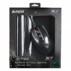 Мышь A4Tech X-7120 X-710BK+X7-200MP