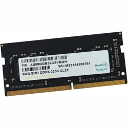 ОЗУ Apacer 8 ГБ ES.08G21.GSH SO-DIMM, DDR4, 8 Гб, 3200 МГц