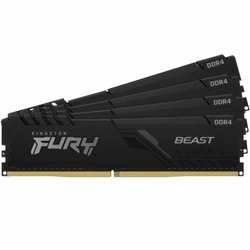 ОЗУ Kingston Fury Beast KF436C17BBK4/32 DIMM, DDR4, 32 Гб (4 х 8 Гб), 3600 МГц