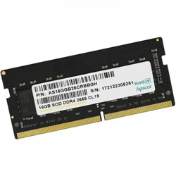 ОЗУ Apacer 16 ГБ ES.16G2V.PRH SO-DIMM, DDR4, 16 Гб, 2666 МГц