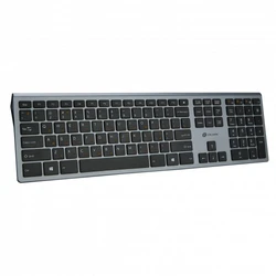 Клавиатура Oklick 890S серый 1196549 Беспроводная, Bluetooth